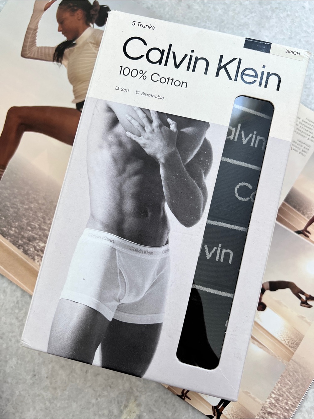 Calvin Klein Men’s Boxer Briefs Pack – White & Black Waistband
